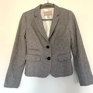 Banana Republic Gray Petite Blazer